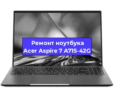 Чистка от пыли и замена термопасты на ноутбуке Acer Aspire 7 A715-42G в Екатеринбурге